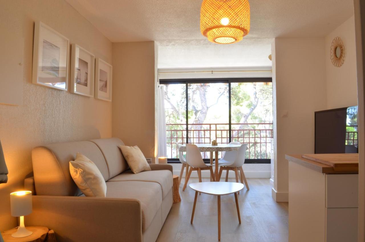 Studio Merbleuesoleil Classe 3 Etoiles 4 Pers Bord De Mer Bandol Bagian luar foto
